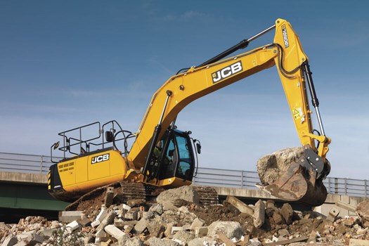 JS205, Tracked excavator, application, demolition