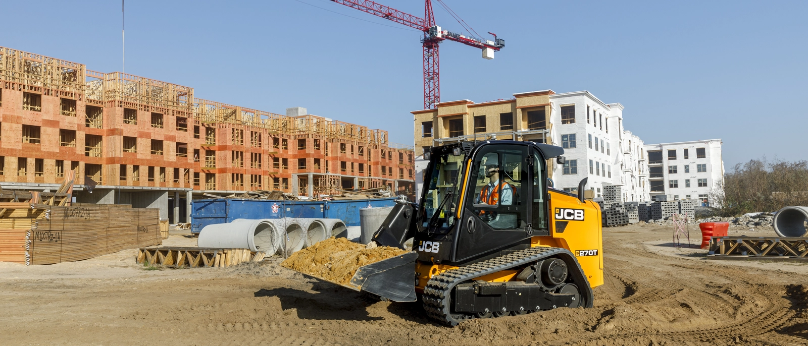 270T Compact Tracked Loader Lifting