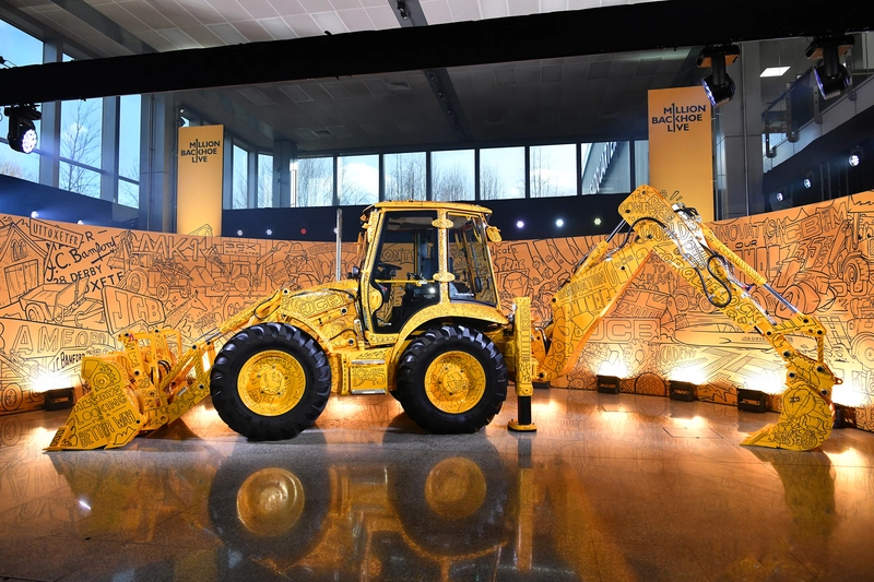 The millionth JCB backhoe