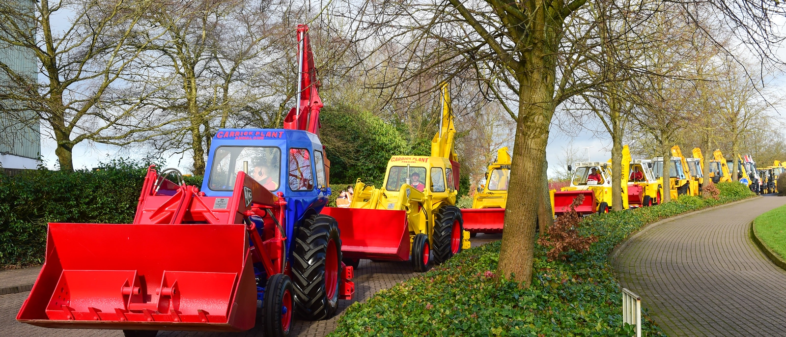 Backhoe Loader cavalcade