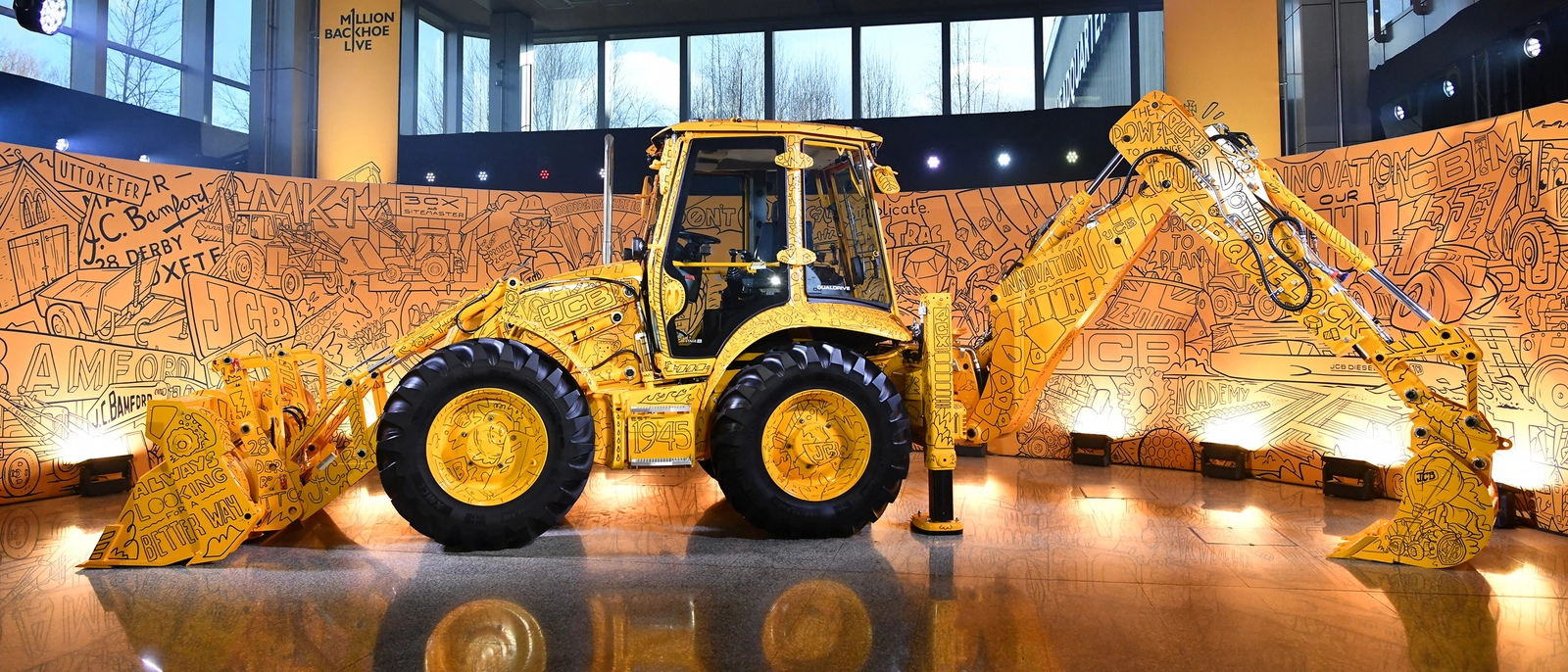 The millionth JCB backhoe