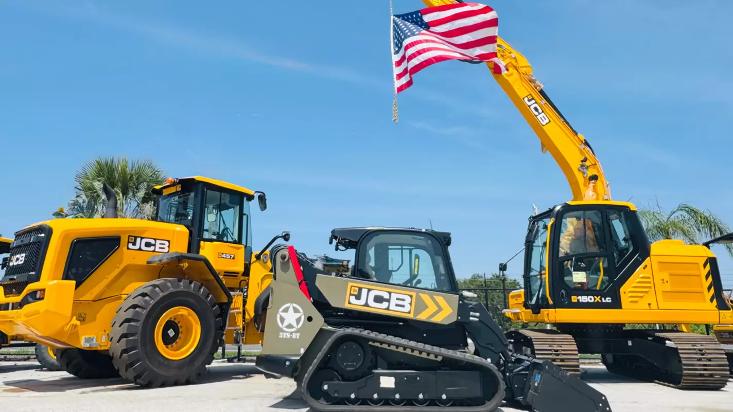 Special edition VetsAid Teleskid with 457 Wheel Loader and 150X Tracked Excavator NA
