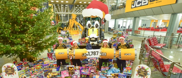 JCB Toy Appeal with Apprentices - Press Imagery