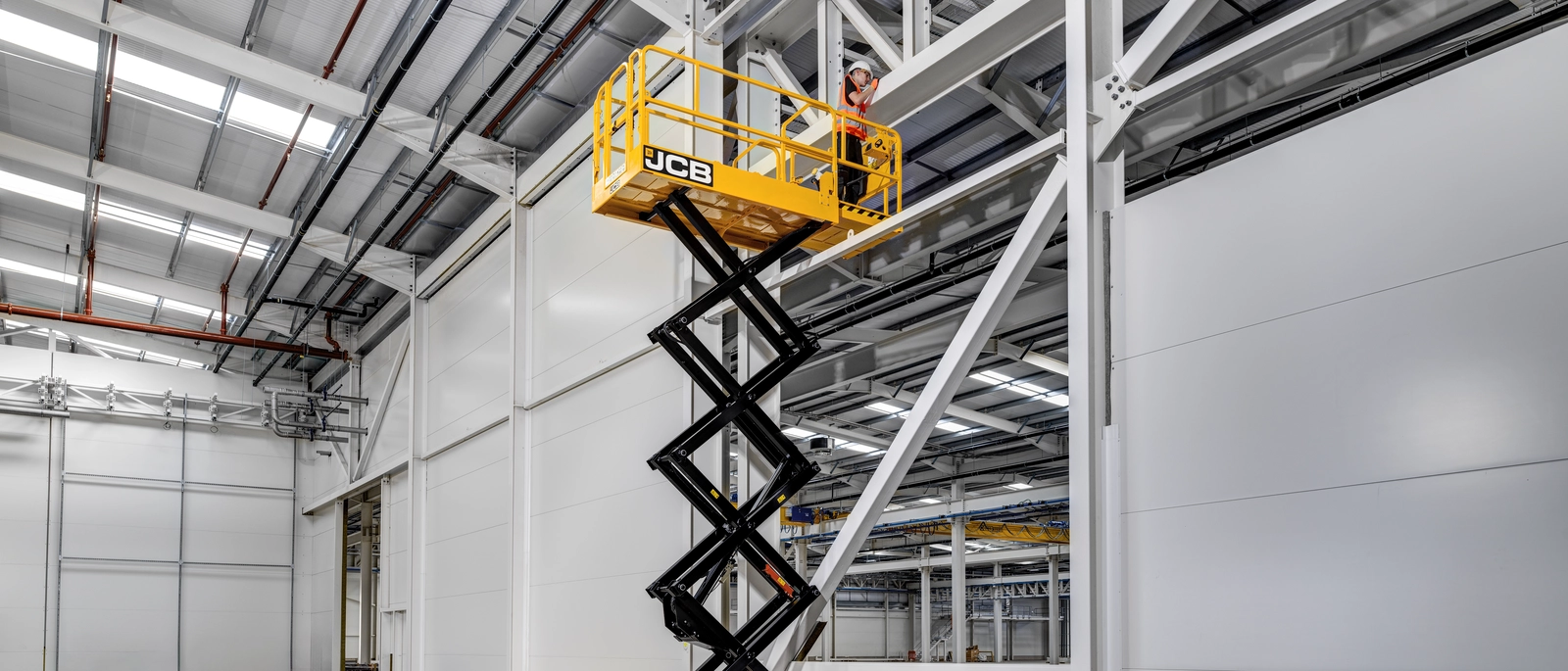 S2646E Electric Drive Scissor Lift in Construction Application