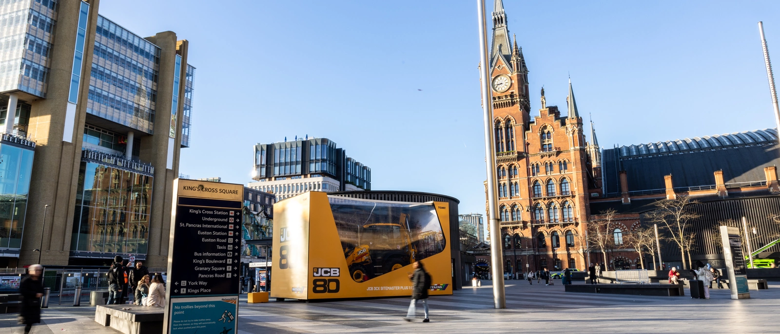  Backhoe in a Box at King’s Cross railway station