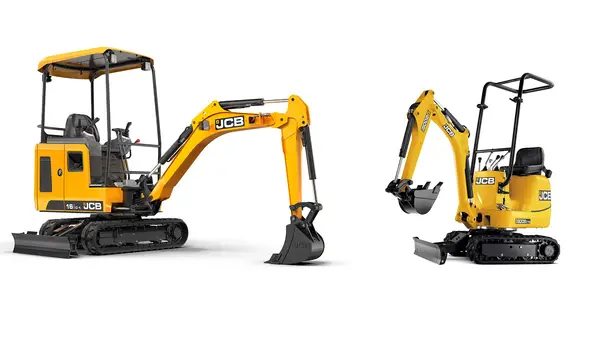 16C-1 mini excavator and 8008 micro excavator