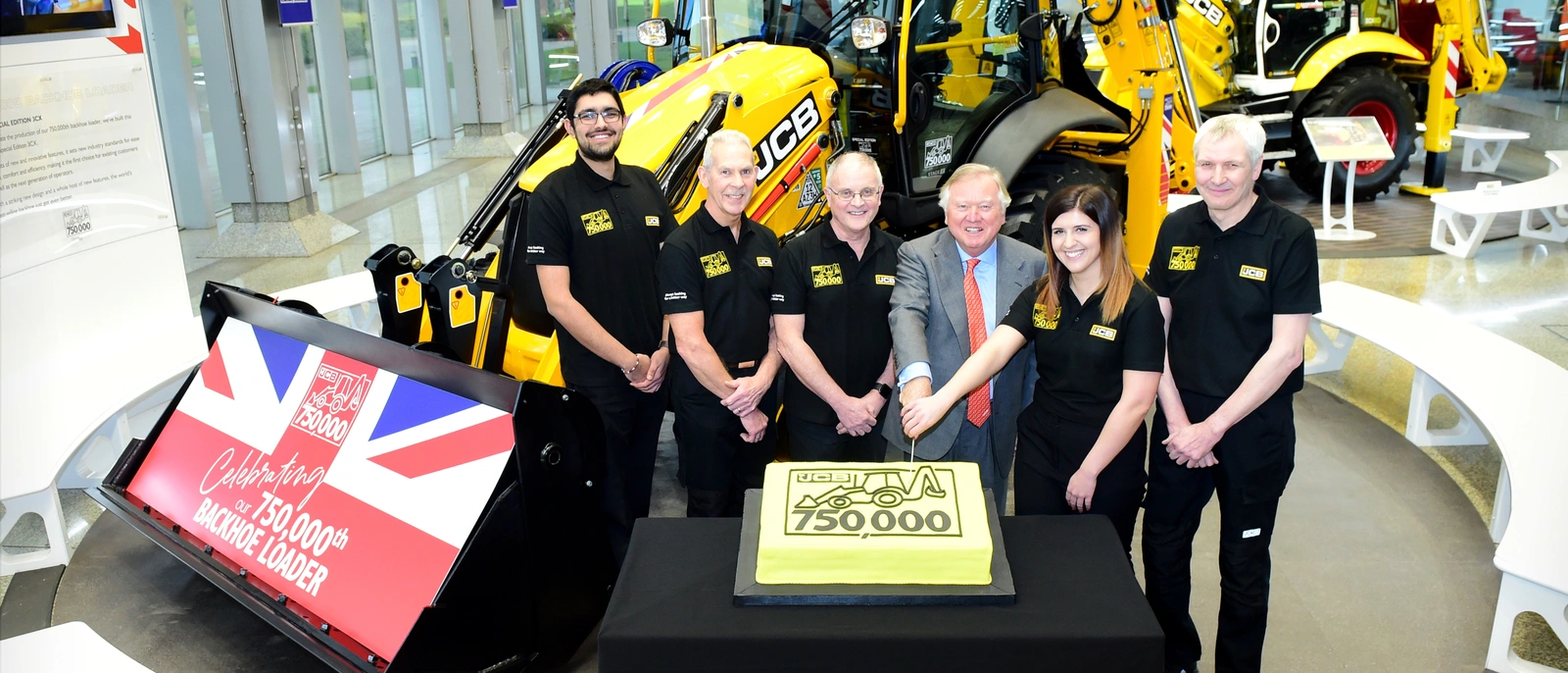 2020 - JCB marks the manufacture of its 750,000 backhoe loader
