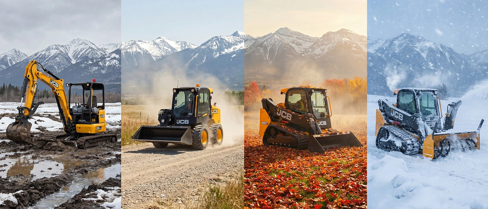 JCB 4 Seasons Collage - Canada Homepage