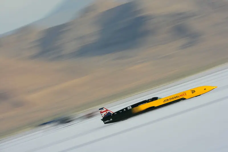 Dieselmax Speeding 2006 Bonneville Salt Flats