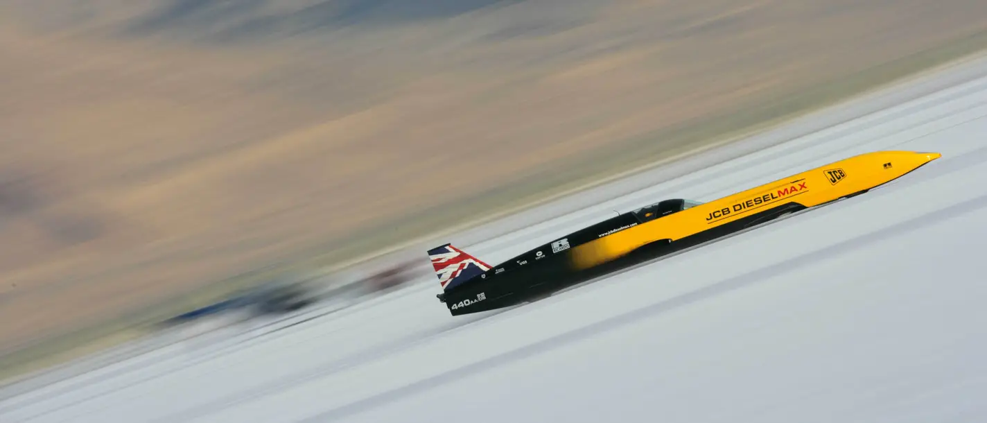 Dieselmax Speeding 2006 Bonneville Salt Flats