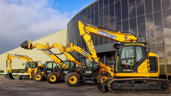 JCB Scott's Hire Collection of machines