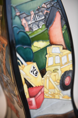 Moorcroft Pottery Vase for 80th Anniversary