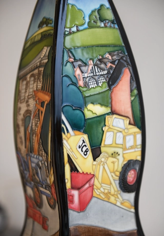 Moorcroft Pottery Vase for 80th Anniversary