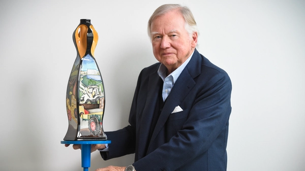 Moorcroft pottery bespoke vase press release - Lord Bamford