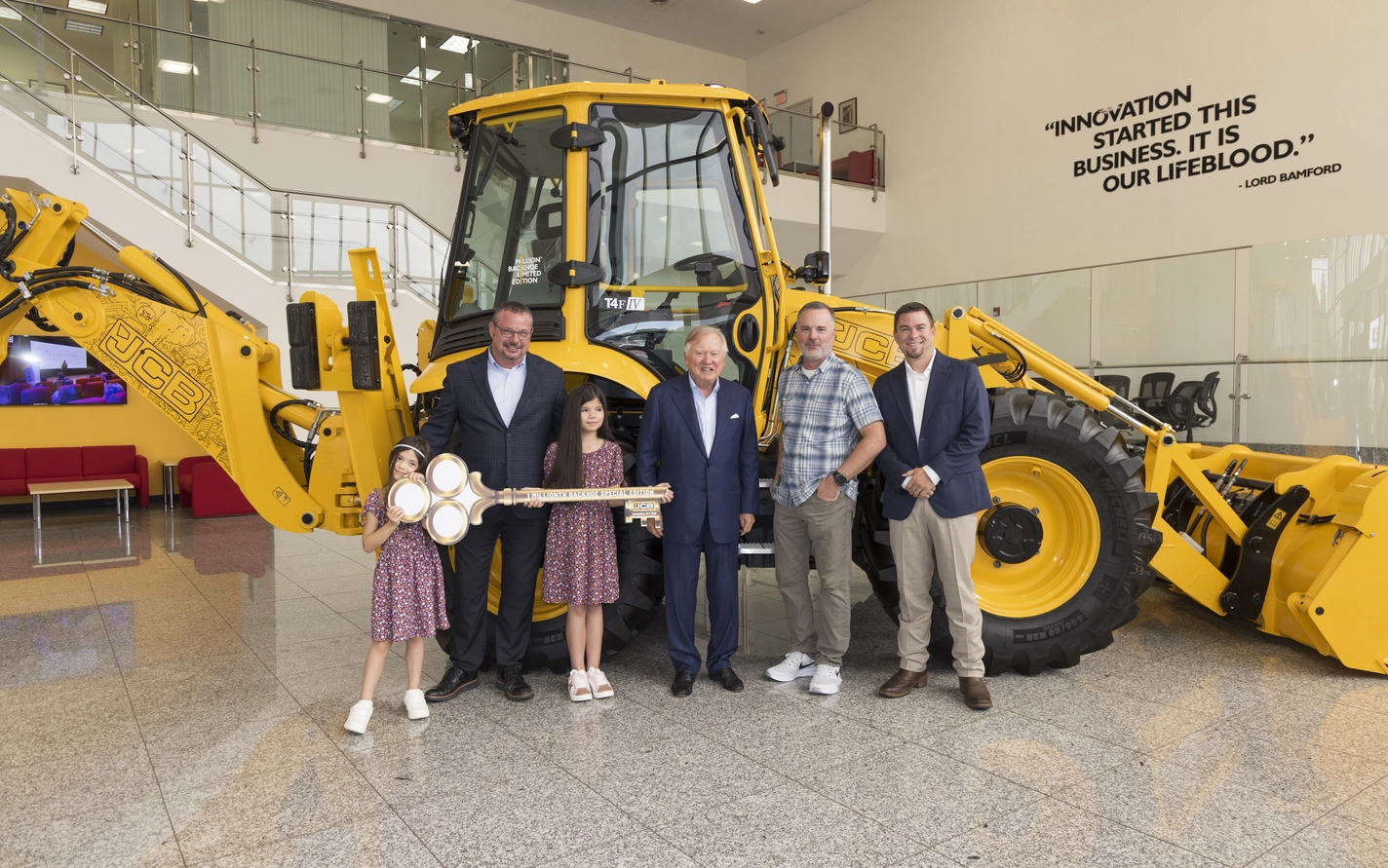 North America Backhoe Ceremony 