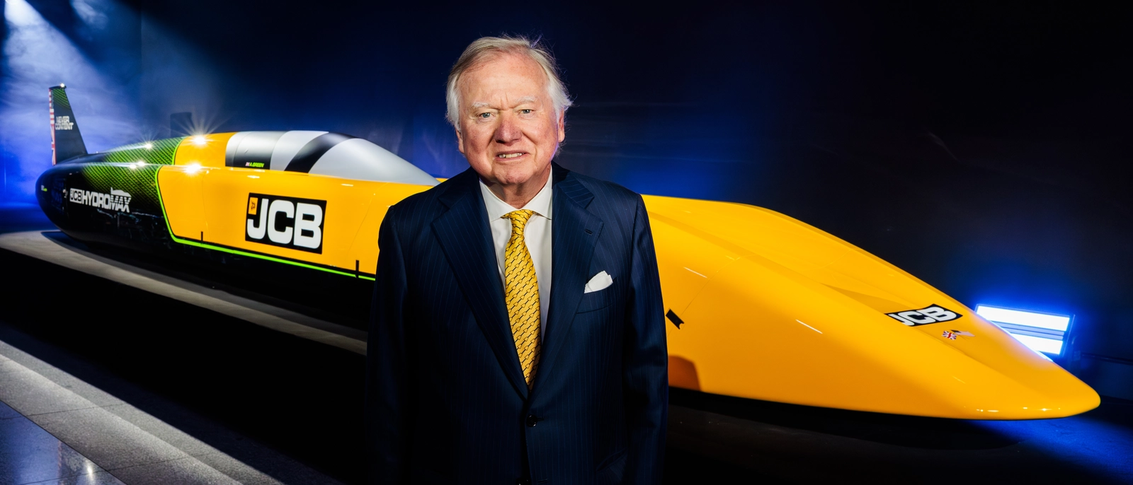 Lord Bamford with JCB Hydromax