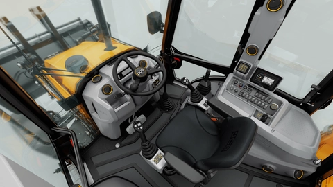 3CX Sitemaster Cab Interior
