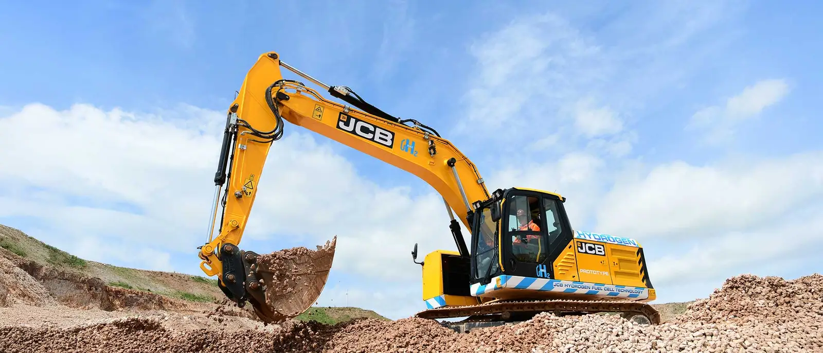 Hydrogen Fuel Cell Tracked Excavator 21x9
