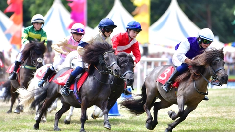Shetland Pony Grand National at JCB Family Festival 2026