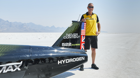 JCB Hydromax Driver Andy Green OBE