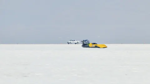 JCB Hydromax during the SCTA speed record