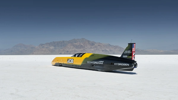 JCB Hydromax during the SCTA Speed Record