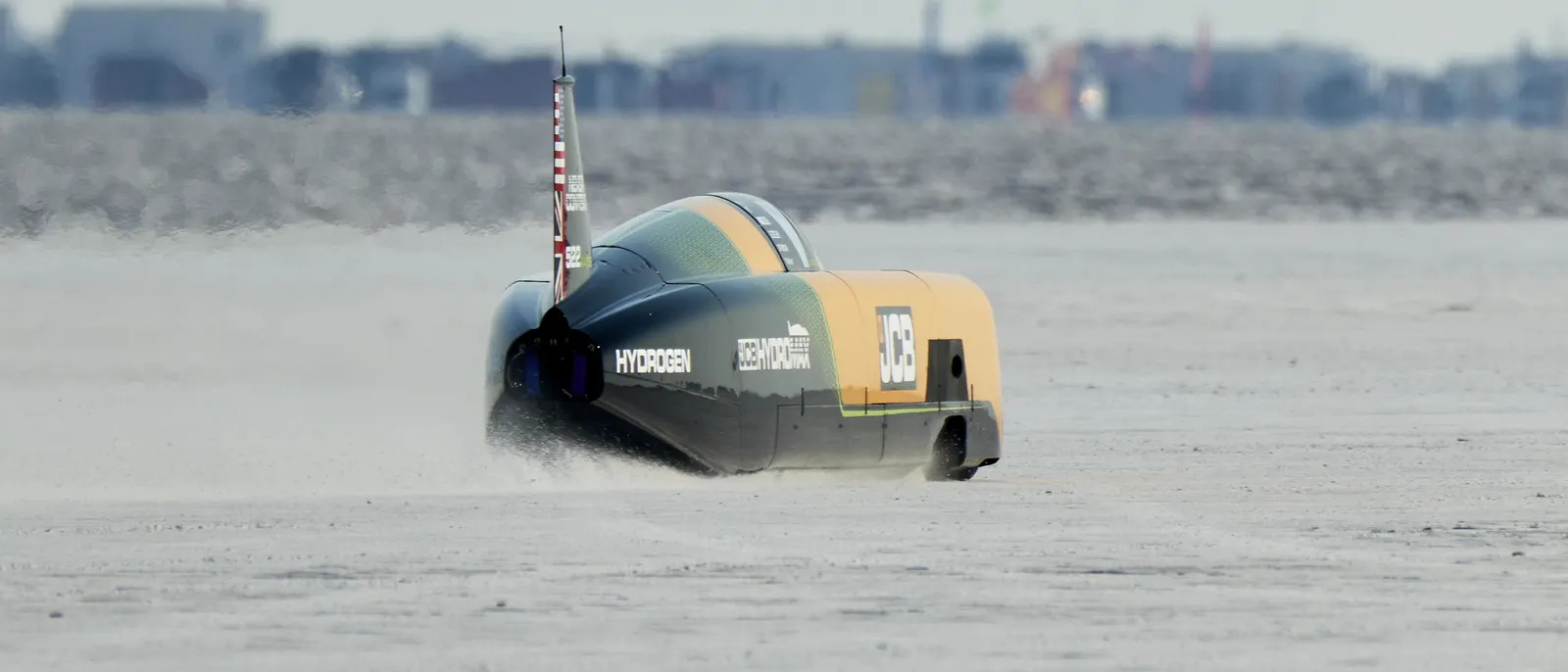 JCB Hydromax during the SCTA Speed Record