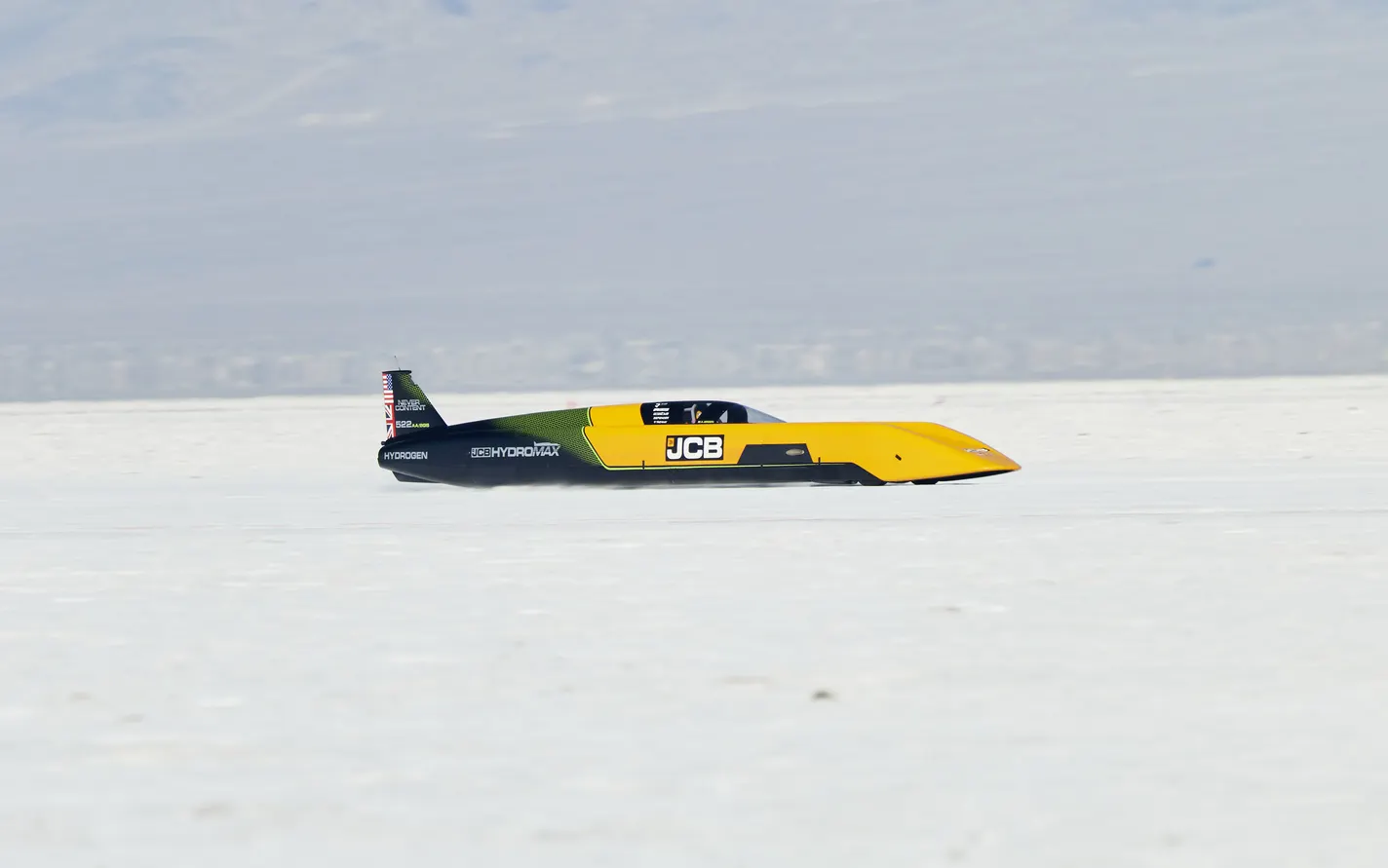 JCB Hydromax during the SCTA Speed Record