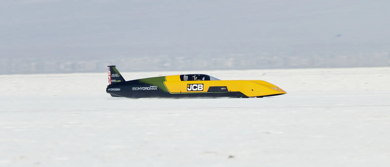 JCB Hydromax during the SCTA Speed Record