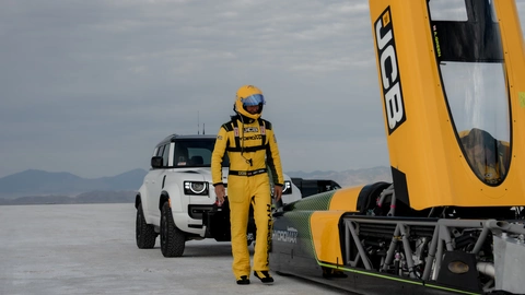 Andy Green OBE, piloto de JCB Hydromax