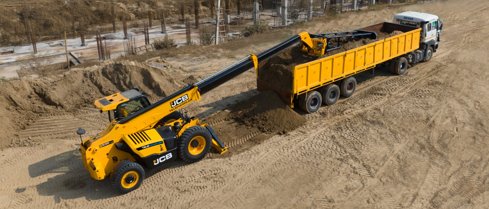 EN-IN-530-110 Telescopic Handler – Construction Site Loading