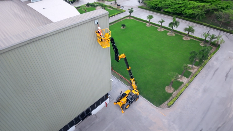 EN-IN-Jib Swivel Man Platform – Telehandler 530-110