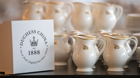 Duchess China 1888 also runs factory tours in association with the nearby Gladstone Pottery Museum.